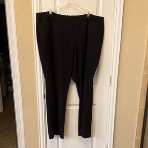 Worthington Classic Black Straight Leg Pants